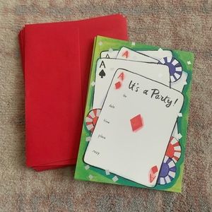 Lot of Party Invitations for Christmas, Birthday and Card Parties